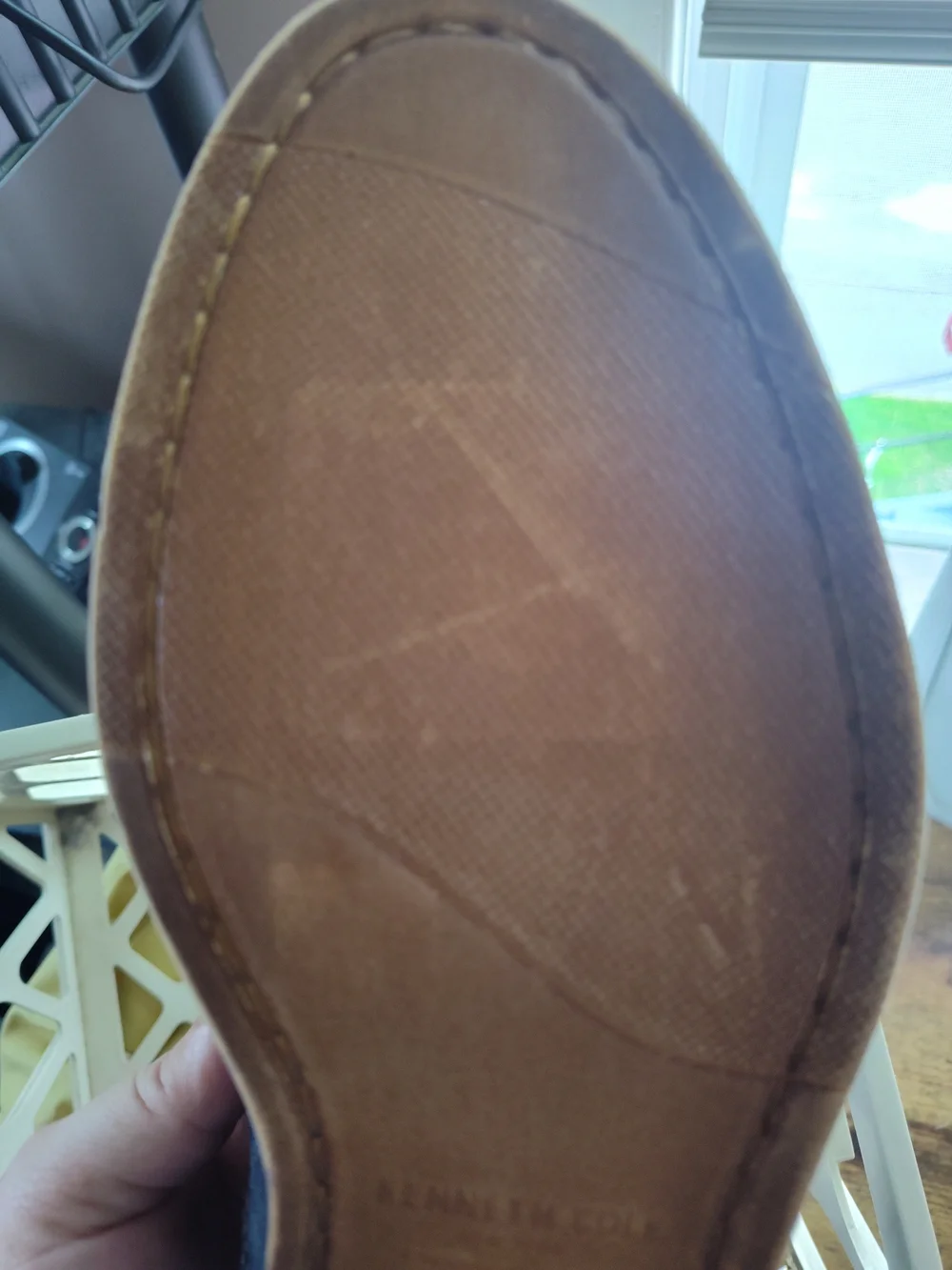 Kenneth Cole Men's Navy Suede Wingtip Oxfords